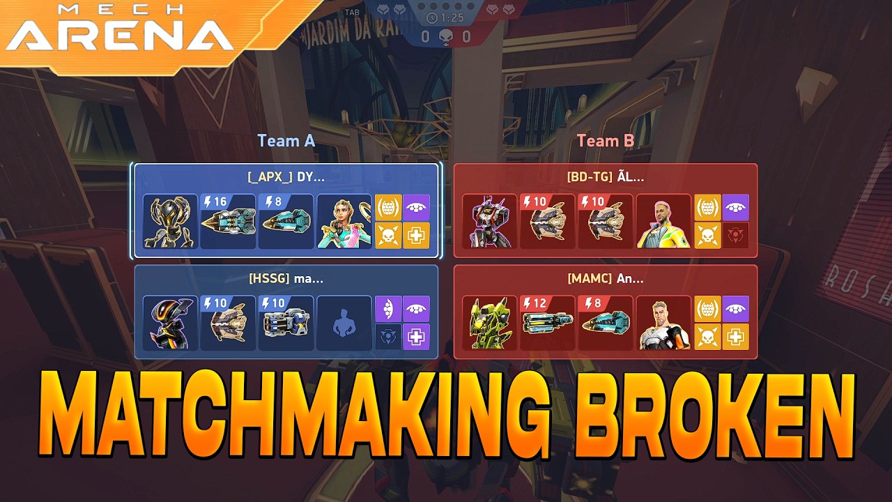 BROKEN Hanger Showdown Matchmaking 😱 | Mech Arena Gameplay
