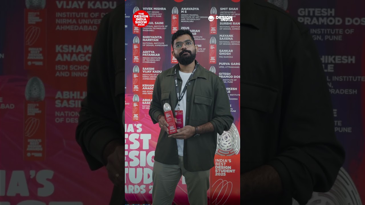 Meet Abhijith Sasikumar | Winner of India’s Best Design Student Awards 2025