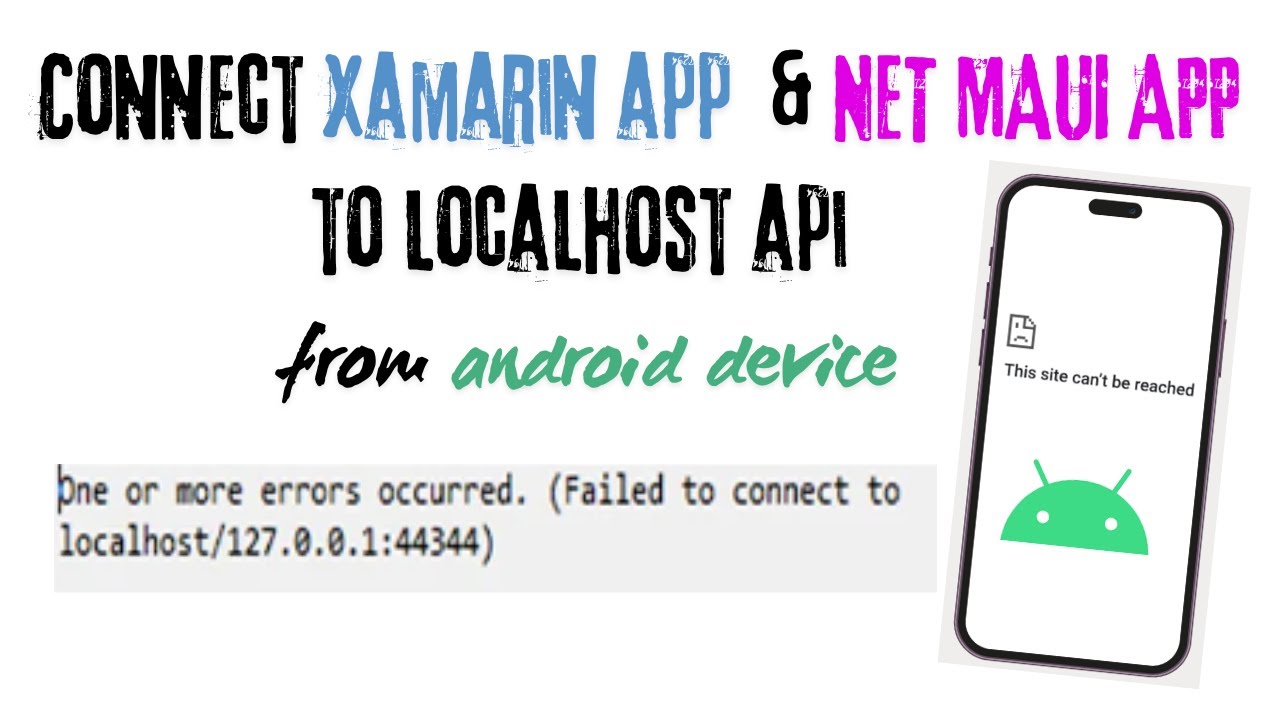 failed to connect to localhost/127.0.0.1 android
