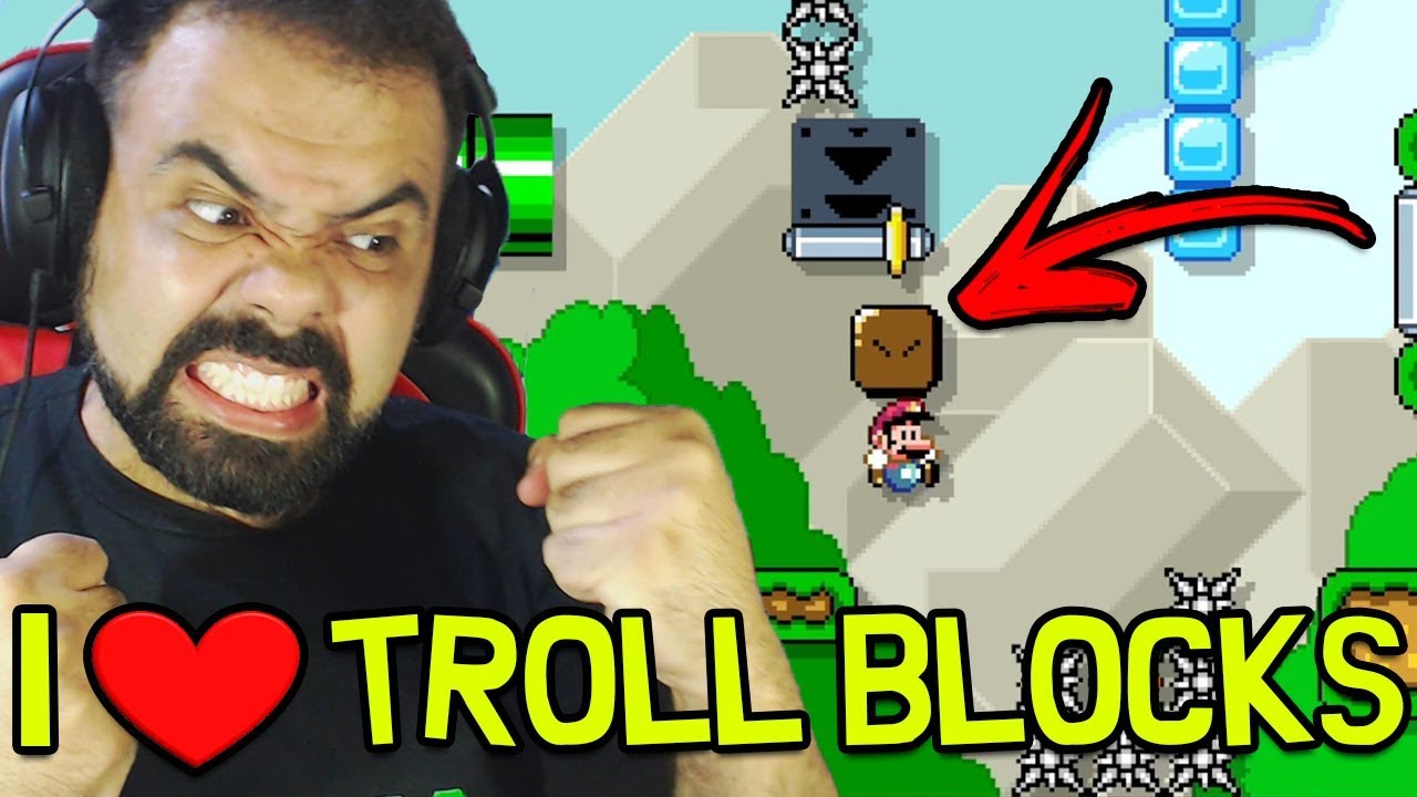 I ❤ TROLL BLOCKS: CRIADORZINHO... &ndash; Super Mario Maker (SUPER BOLAD&Atilde;O)