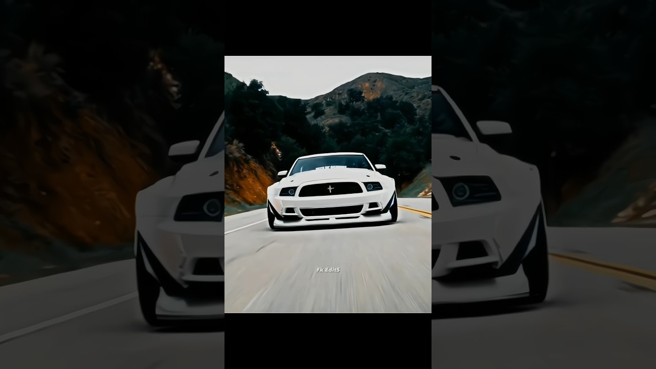 White 🐎#shorts #ford #mustang #cars #edit #viral #viralvideo