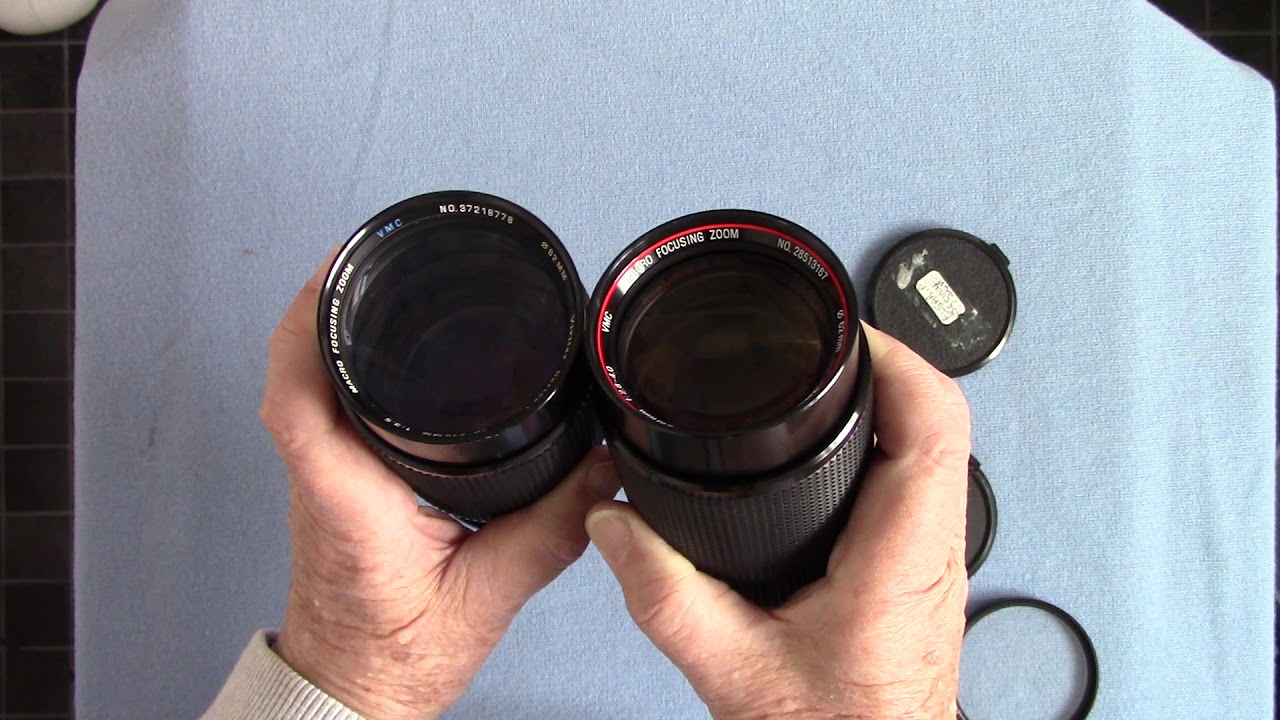 Comparison : two VIVITAR Series 1 zooms