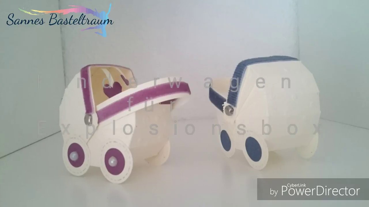 Kinderwagen für Explosionsbox - Stampin' Up!®
