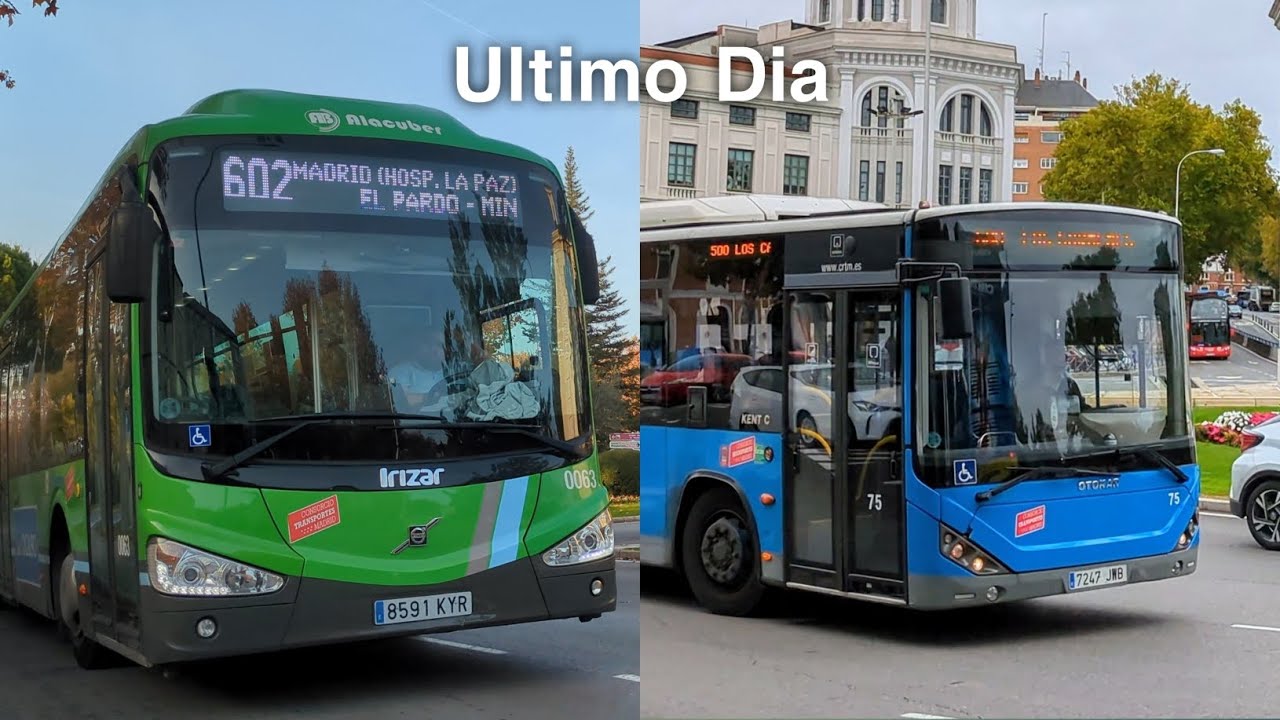 Último día de Autobuses Prisei S.L. y Transportes Alacuber | 4K 60fps