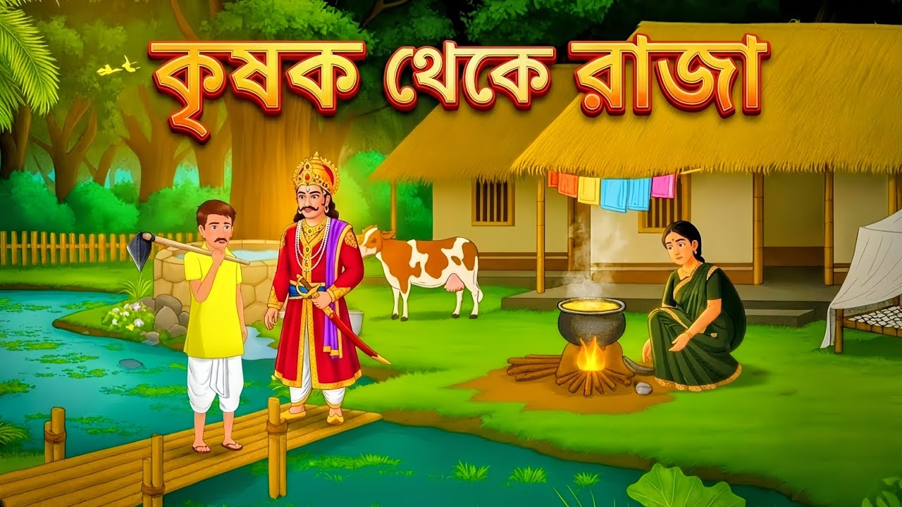 কৃষক থেকে রাজা |Moral StoriesCartoon Bengali | Fairy Tales Cartoon Bengali | লিটিল টিভি 😱😨