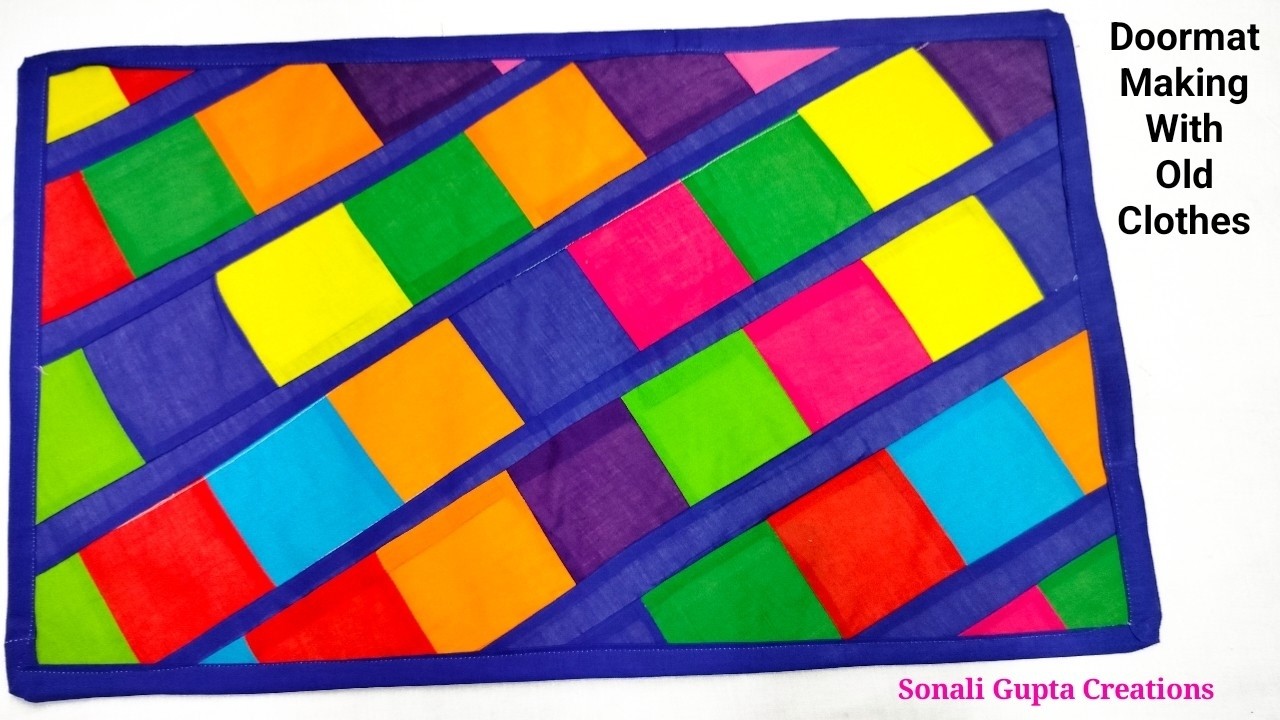 Doormat Making At Home Stitching/How To Make Doormat/Paydan Banane Ka Tarika/ #doormatdesign #mat