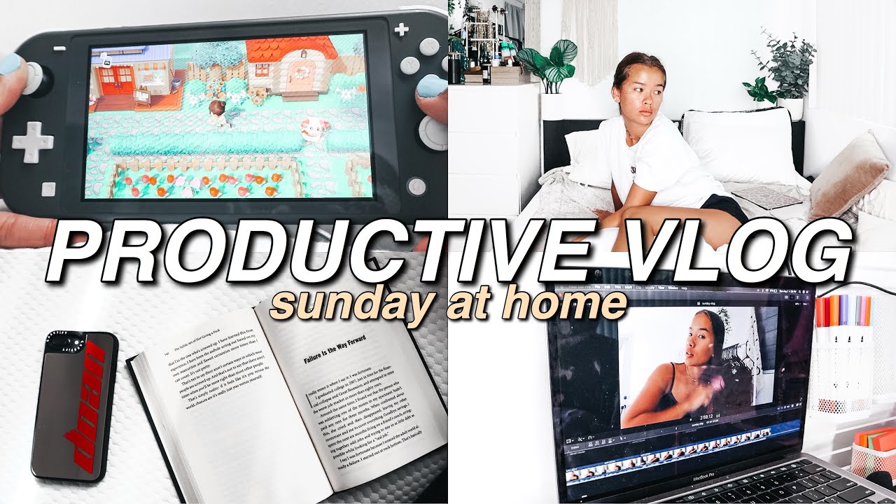 PRODUCTIVE DAY IN MY LIFE AT HOME | Sunday, New Jewelry, Cleaning My Car, ACNH, Starbucks, Self Care