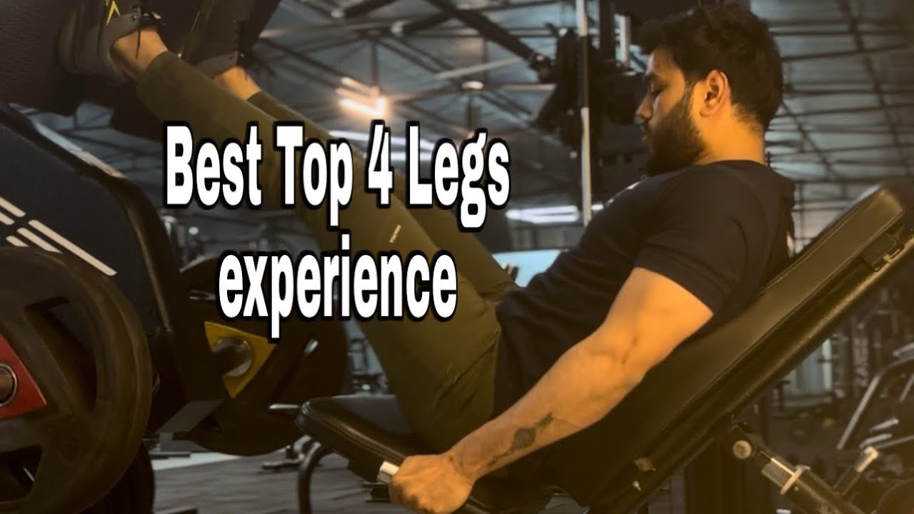 Top 4 best legs workouts | For muscle growth | ❗️