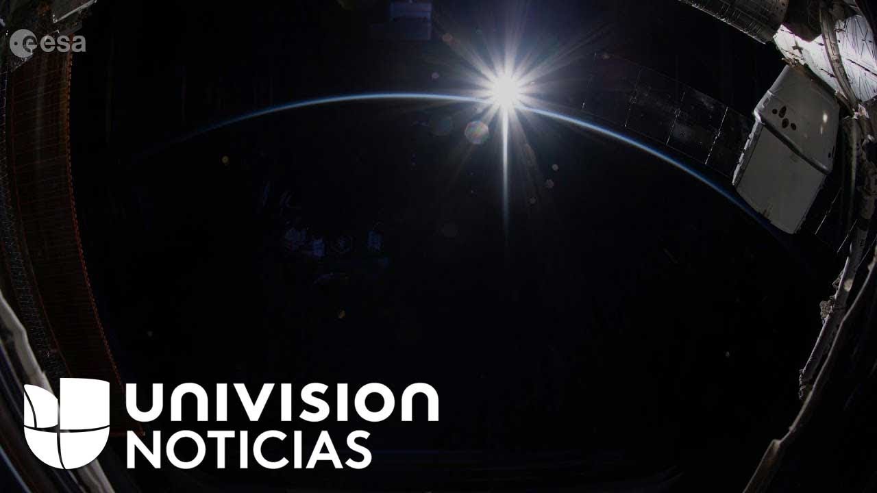 Así se ve un amanecer desde el espacio