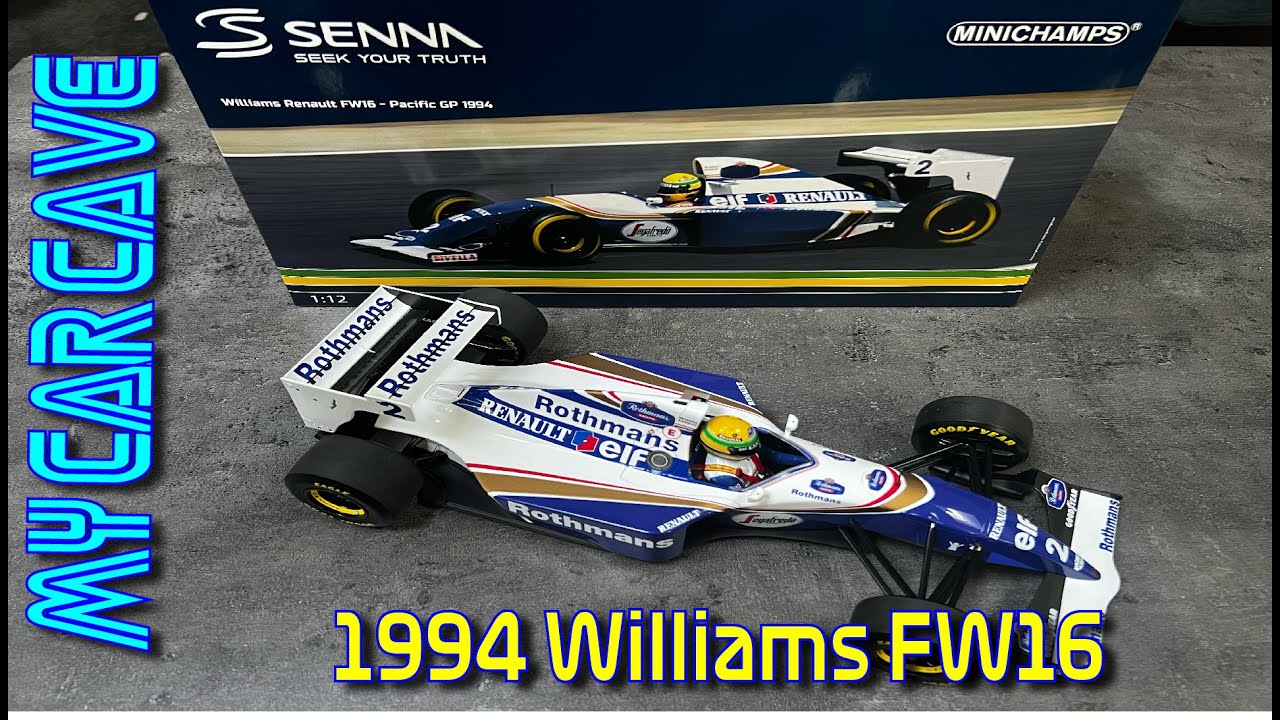 1994 Williams FW16 Pacific GP driven by Ayrton Senna in 1/12th by Minichamps