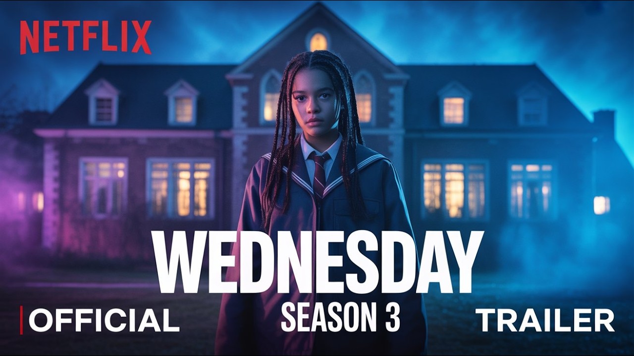 Wednesday Season 3 Official Trailer | Dark Mystery Returns Netflix Style 4K HDR!