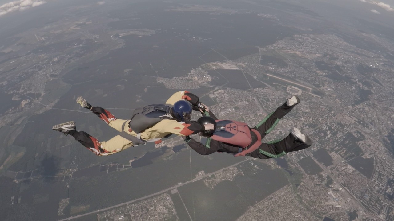 3rd jump / RW skydiving