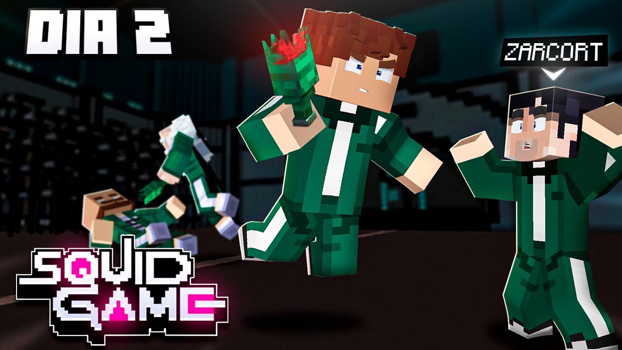 *DIA 2* Squid Game Minecraft Mejores Momentos MarkiLokuras (Me hago dos kills y una sin querer)