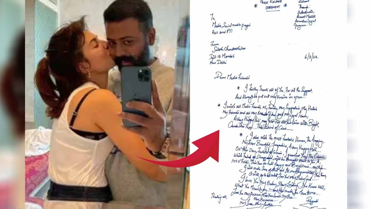 'Happy Holi.. baby girl': Conman Sukesh Chandrashekhar sends love to Jacqueline Fernandez from jail