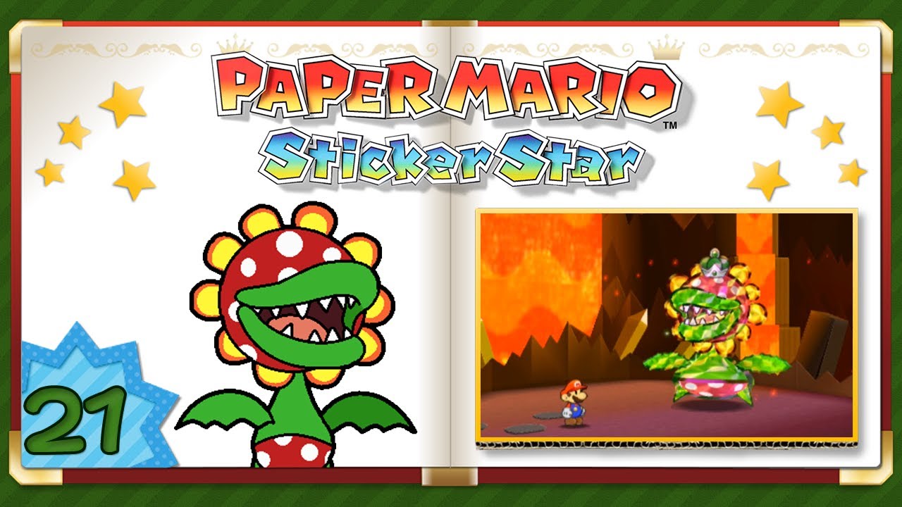 Let's Play FR HD Facecam Paper Mario: Sticker Star - Petey Piranha
