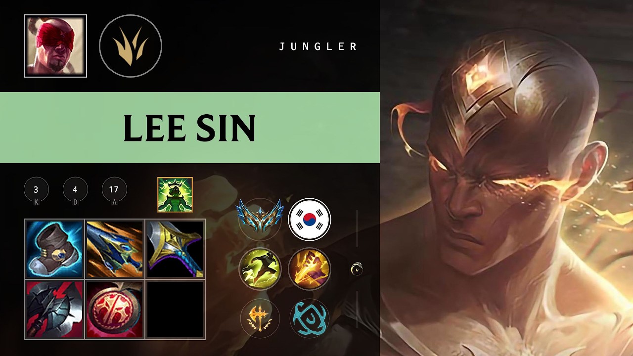 Lee Sin Jungle vs Diana - KR Challenger Patch 26.10