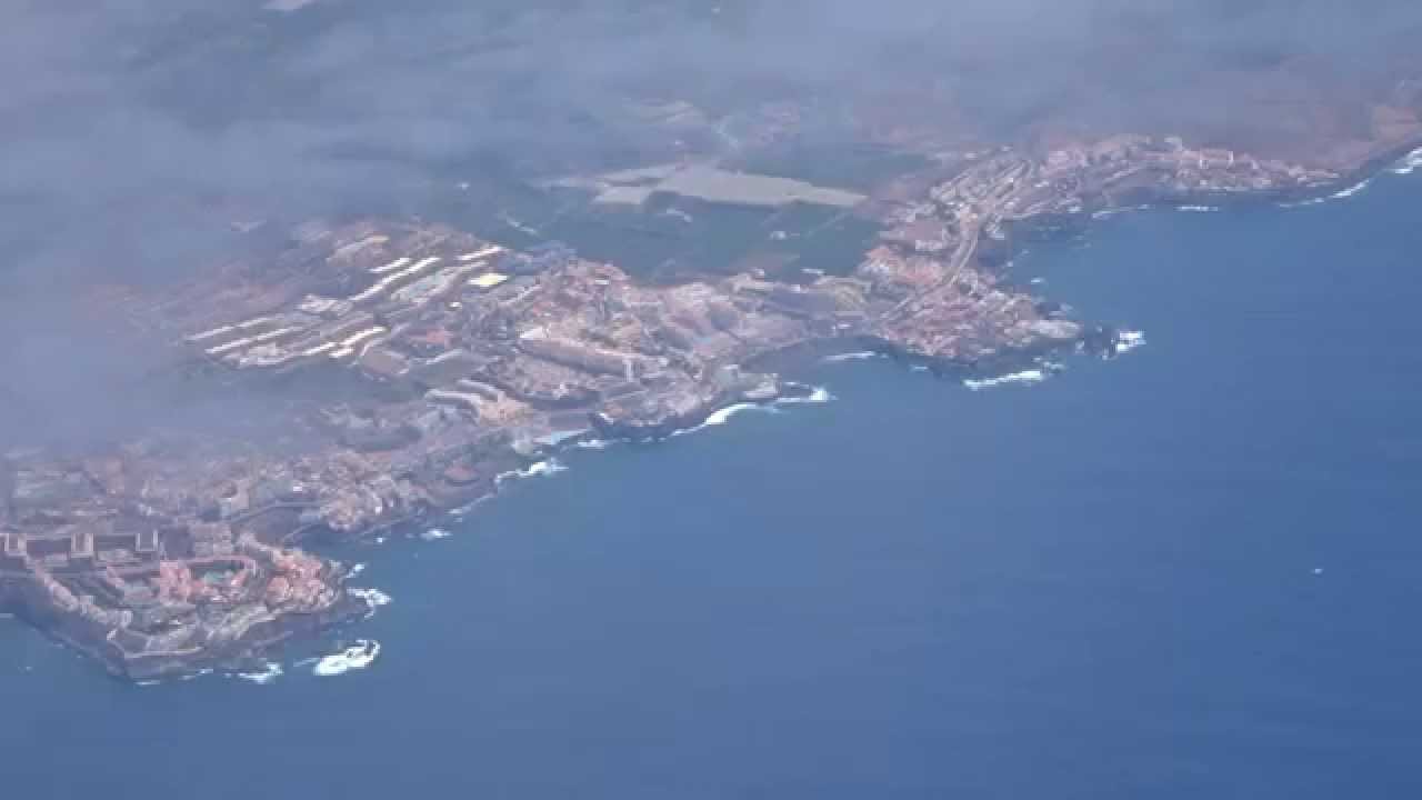 Aterrizaje en Tenerife Sur. 31/08/2015