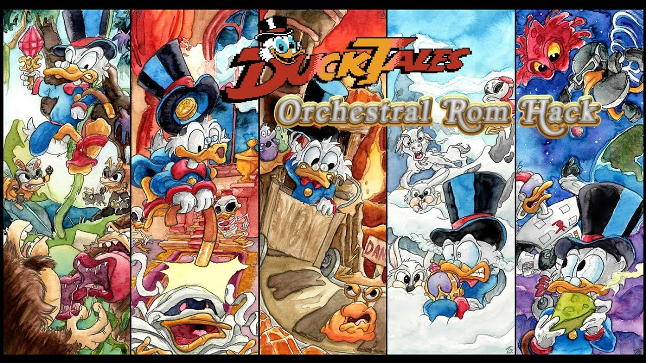DuckTales Orchestral Rom Hack. Ported to SNES and in MSU-1 by Infidelity, Music Set by JUD6MENT