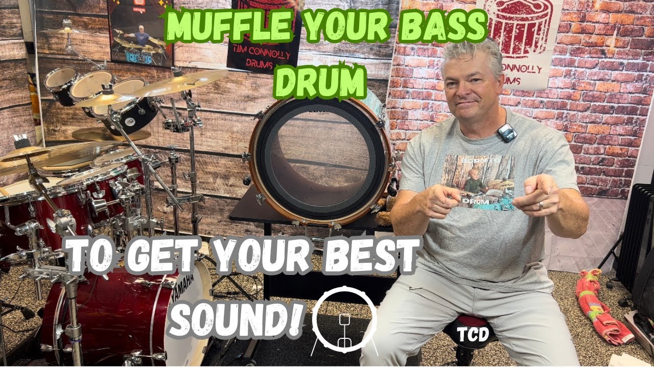 4 Ways To Muffle Your Bass Drum To Get The Best Sound Possible!