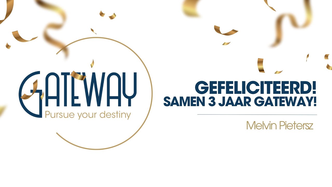 Gateway 3 jaar - 18 januari 2026 - Gateway Winterswijk