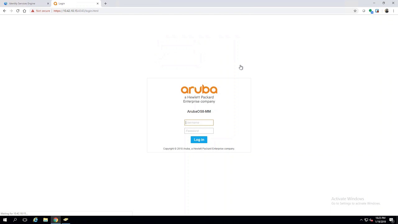 Aruba Mobility Master 8.x TACACS+ Authentication with Cisco ISE 2.4