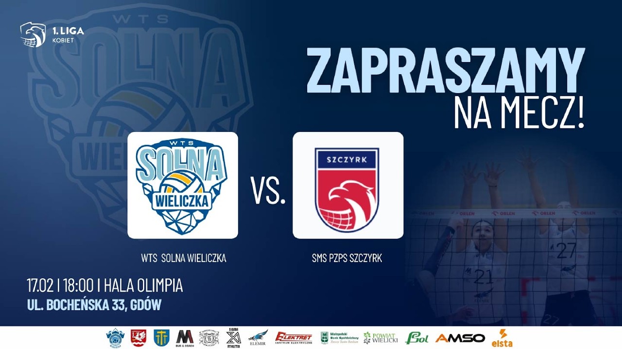 1 Liga siatk&oacute;wki kobiet: WTS Solna Wieliczka - SMS PZPS Szczyrk I