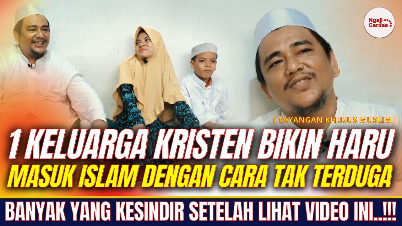 GEREJA BANYAK YANG TUTUP, KELUARGA INI LAKUKAN HAL TAK TERDUGA HINGGA AKHIRNYA JADI MUALAF