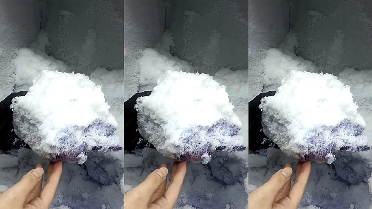 ICE EATING CRUNCHY FREEZER FROST CHUNKS ICE QUEEN