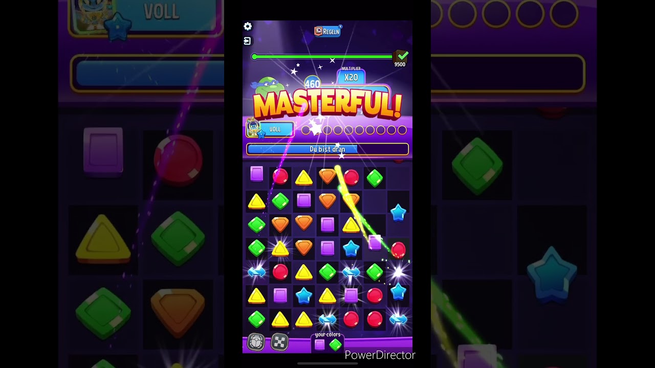 Solo Challenge Color Climb - 9500 Points Perfect Heist Match Masters #matchmasters #solochallenge