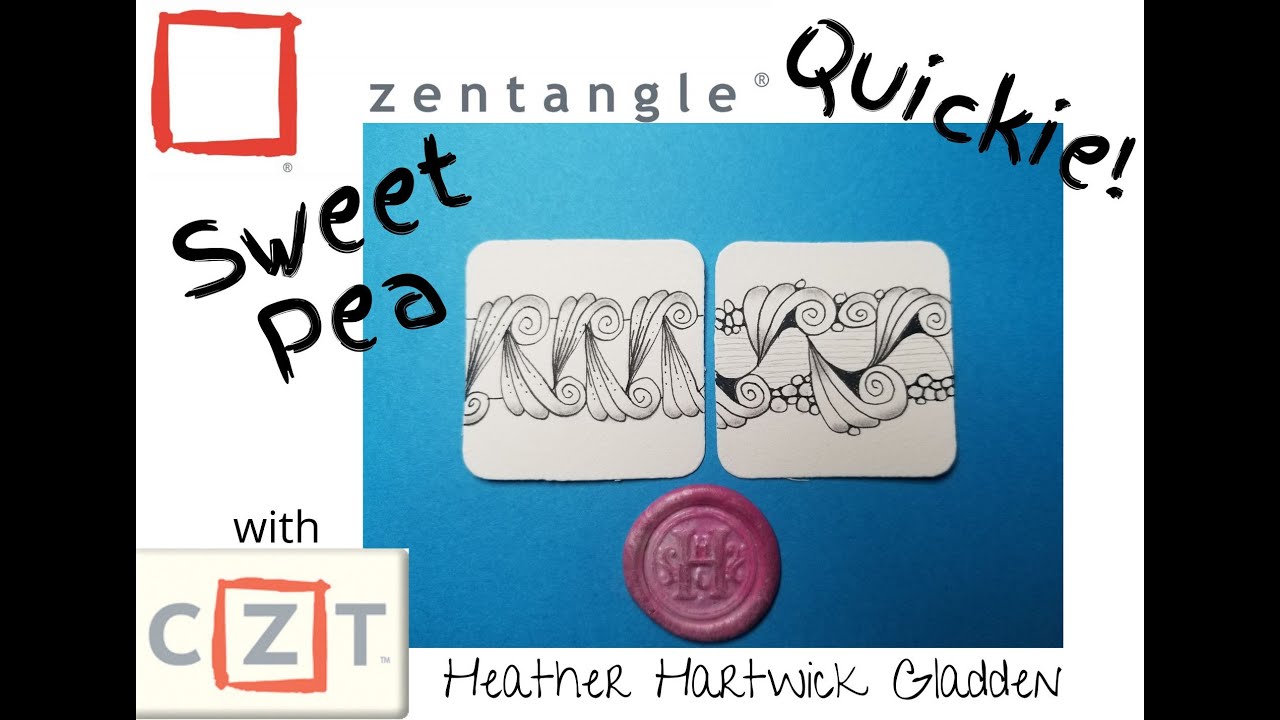 Sweet Pea | Zentangle® Quickie