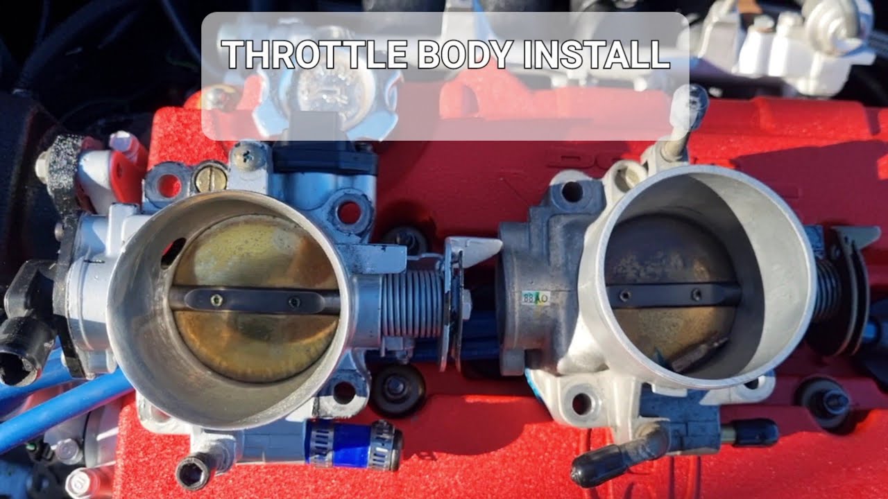 Throttle body install Honda civic