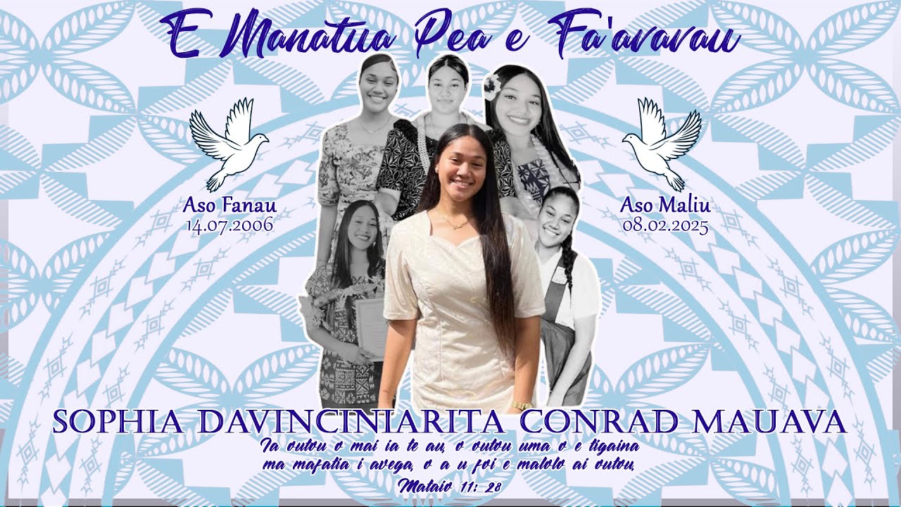 Late Daviciniarita Sophia Conrad Mauava Family Service