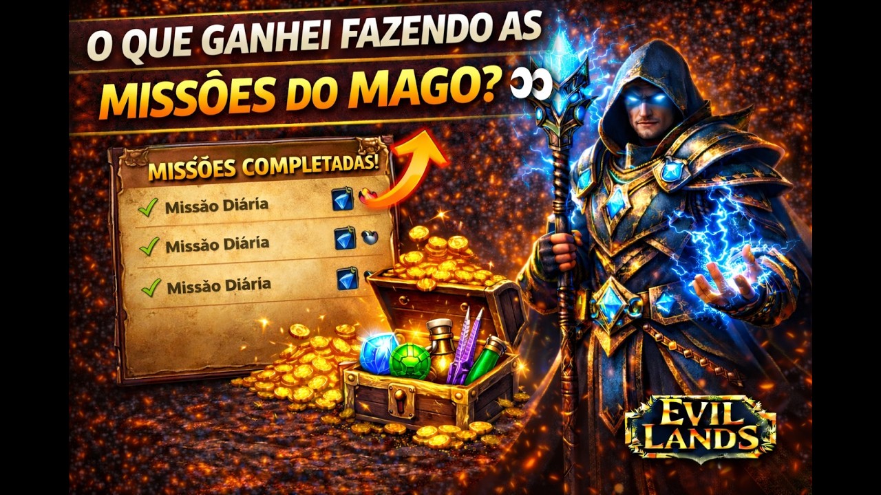 O Que Ganhei Fazendo as Missões do Mago? 👀 | Evil Lands