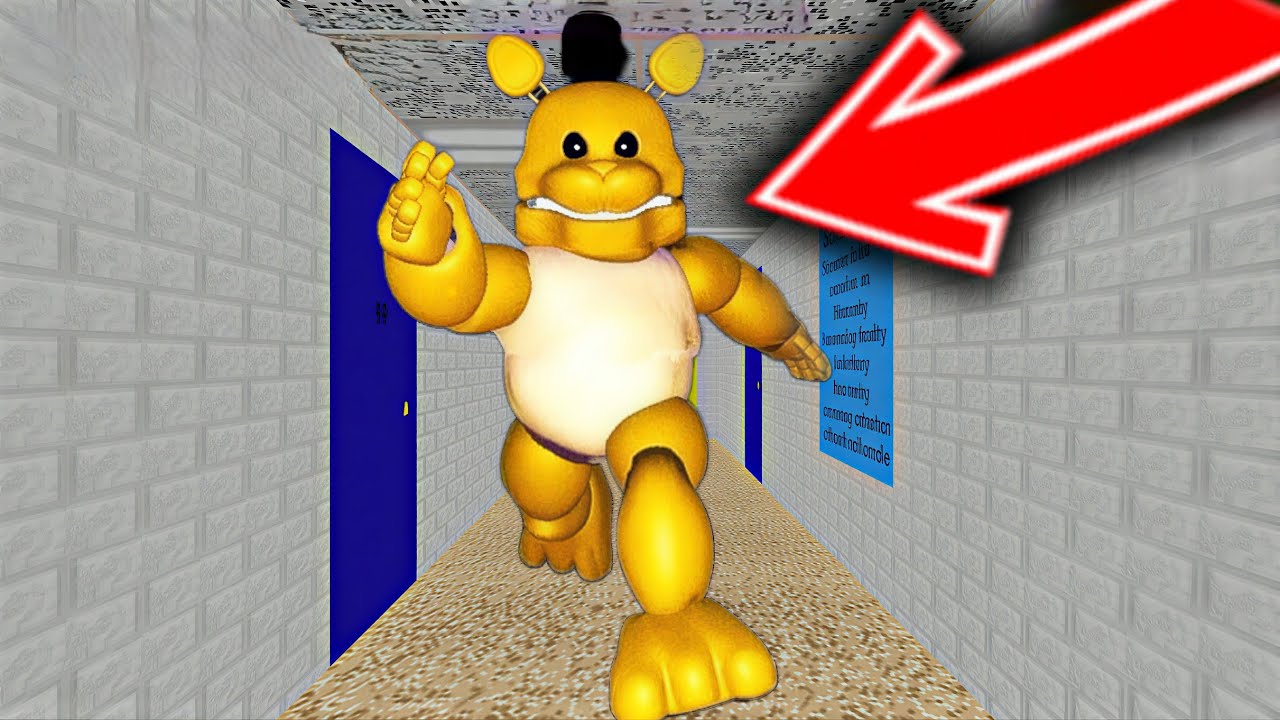Fast Fredbear se dostal do Baldi's Basics?!