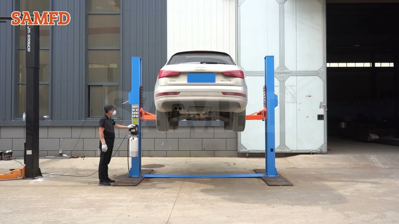 SAMFD Two Post Car Lift #carlift #carrepair #garageequipment