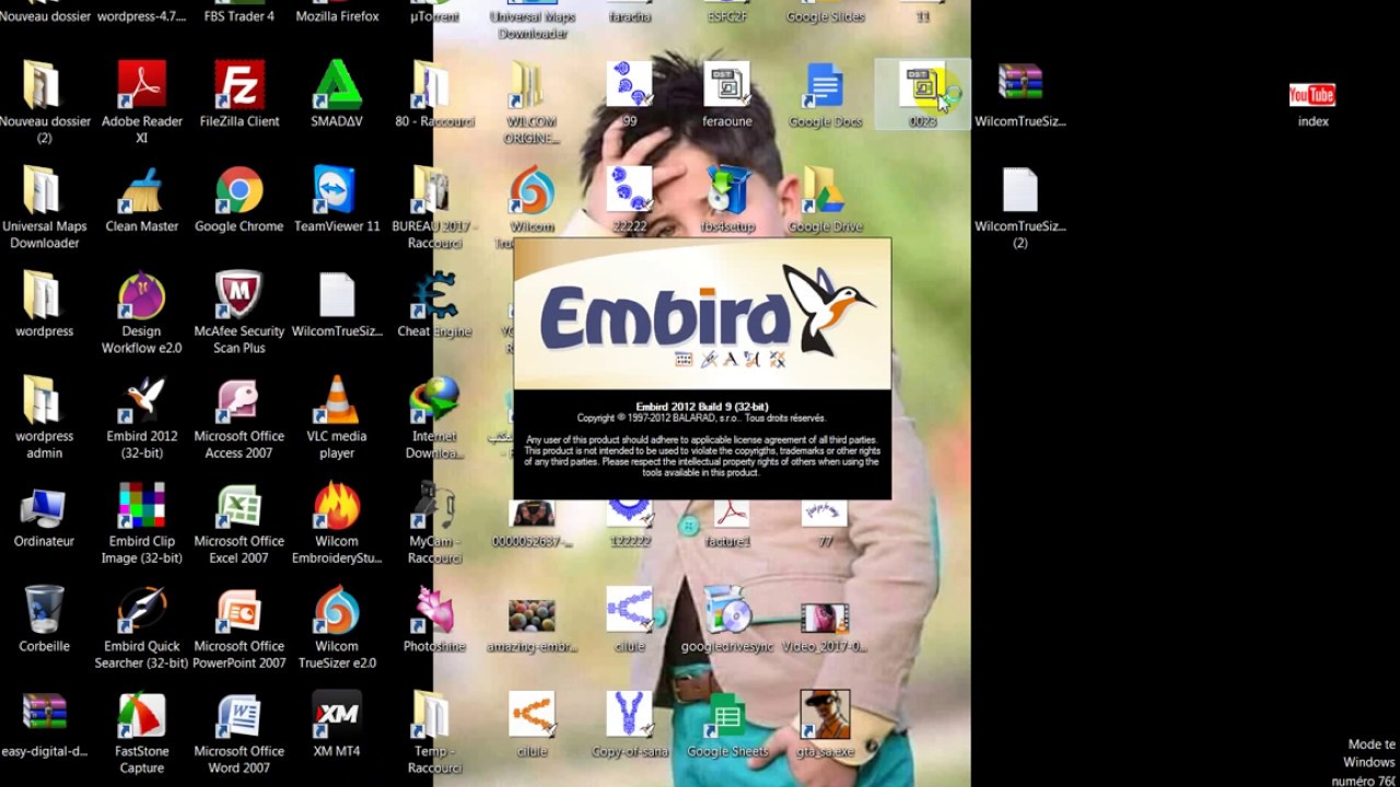 تصميم تطريز بسيط | تعليم بعض أوامر برنامج | Embird 2012