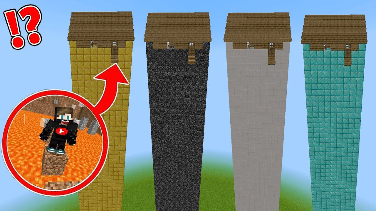 ماين كرافت : اكتشفنا اغرب ناطحات سحاب في قرية ماين كرافت مستحيــل !!؟ 😱🔥