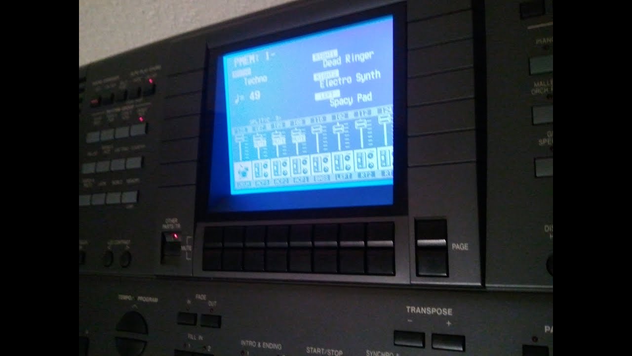 Technics sx KN1400 soundcheck