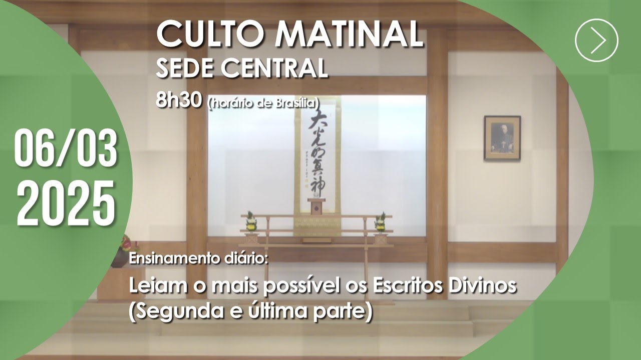 Culto Matinal | 