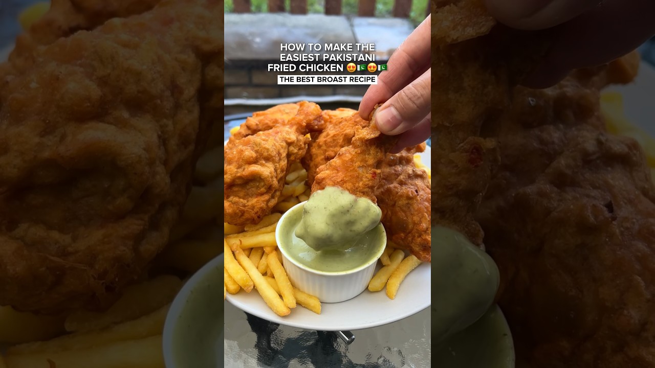 HOW TO MAKE THE BEST EASIEST PAKISTANI BROAST  FRIED CHICKEN RECIPE 😍🇵🇰😍🇵🇰!!