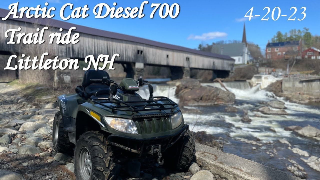 Отправился на первую в своей жизни поездку на Arctic Cat Diesel 700.