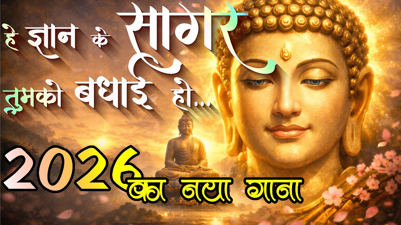 🪷बुद्ध तुम आए जग में, ज्योति नई लाए हो, तुमको बधाई हो | Gautam Buddha Geet | Buddha Devotional Song