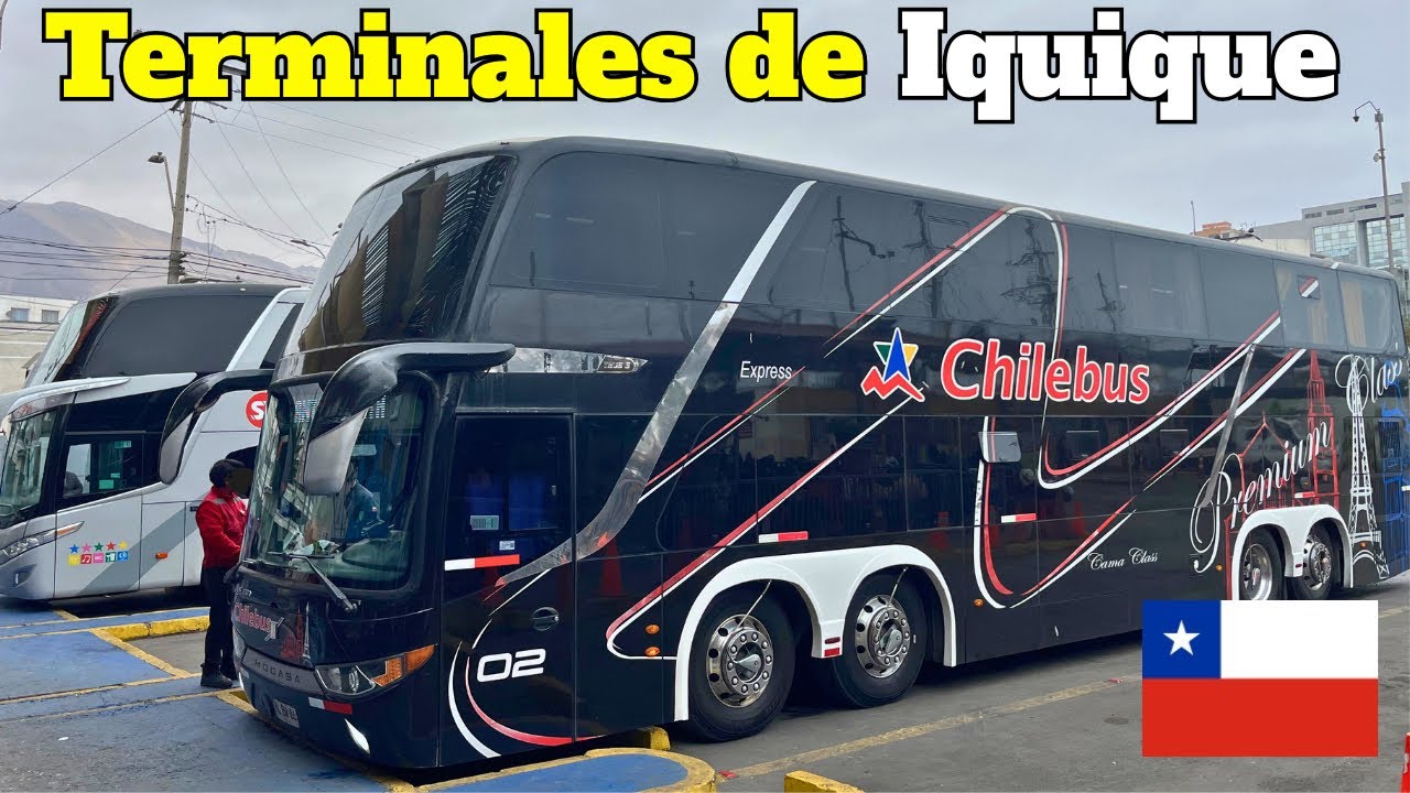 Recorriendo los TERMINALES DE BUSES de IQUIQUE, norte de CHILE 🇨🇱🚍🏝️