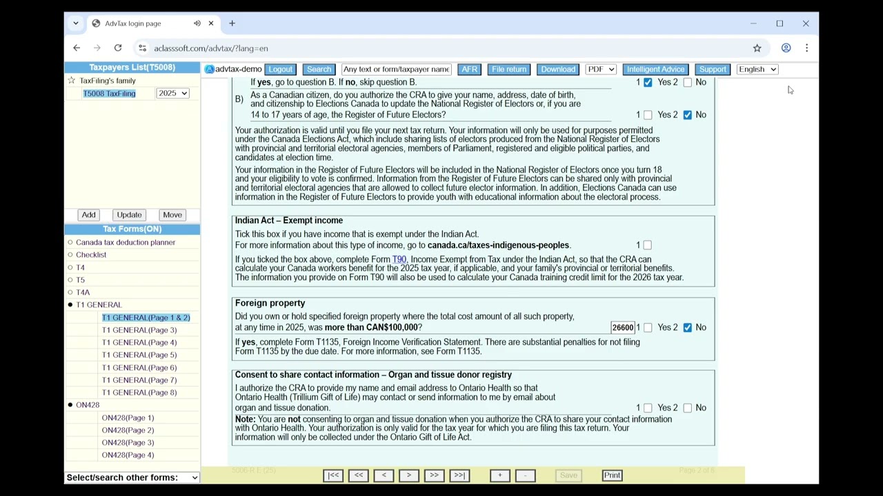 How to Efficiently File tax return with T5008 slips(Securities Transactions)
