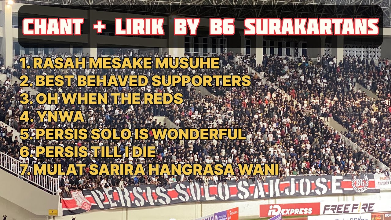 7 Lirik Chant - B6 Surakartans Persis Solo