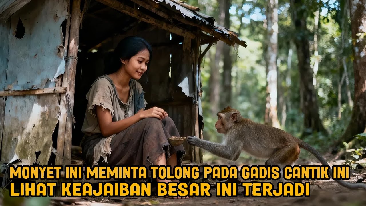 VIRAL! TAK SENGAJA MENOLONG MONYET INI GADIS CANTIK INI SEKETIKA MENJADI KAYA RAYA