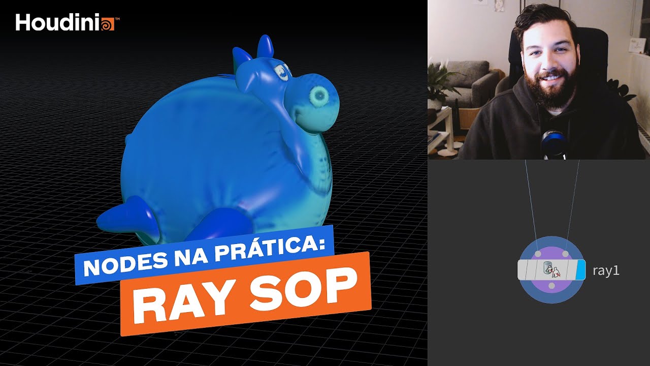 NODES // RAY SOP - Tutorial Houdini em Português