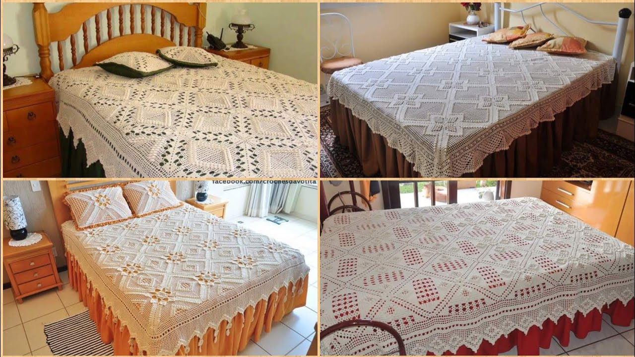 Inspiração: Vários modelos de colchas de crochê