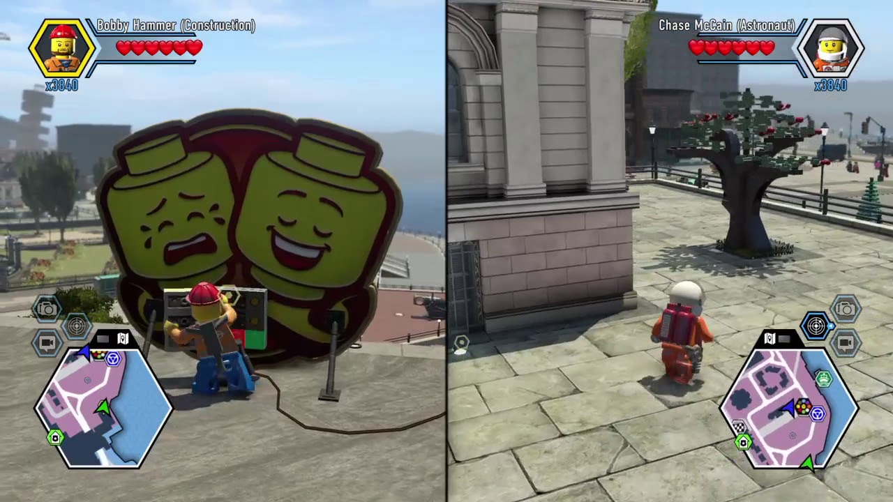 King's Court Cleanup | LEGO City Undercover 2-Player GAMEPLAY PART 43