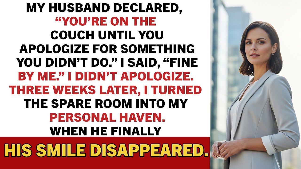My Husband Said: “You’re Sleeping On The Sofa Until You Say Sorry For That.” // Reddit Stories